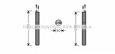 AVA QUALITY COOLING aid298 -  Осушитель, кондиционер